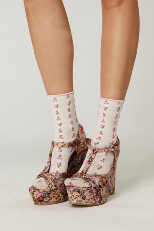 Rosebud Ankle Sock