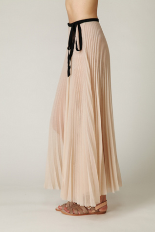 FP ONE Wrapped In Pleats Maxi Skirt