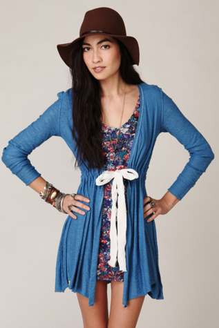 Long Sleeve Tie Cardigan