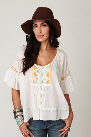 Trapeze Boho Top