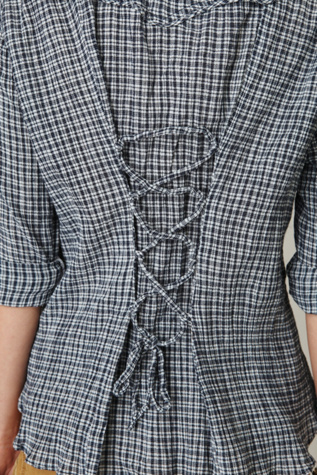 Plaid Snap Buttondown