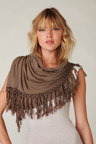 Crinkle Fringe Scarf