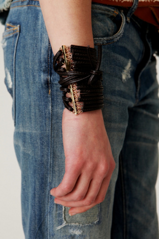Leather Corset Cuff