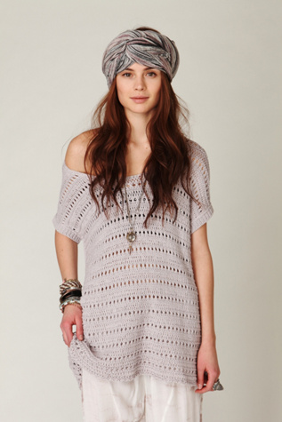 Dotted Lines Sweater Tunic