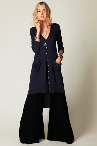 Wideleg Jersey Pant