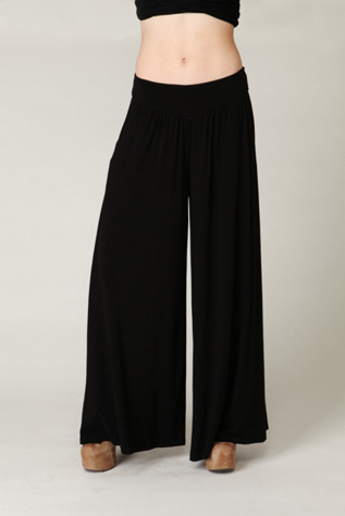 Wideleg Jersey Pant
