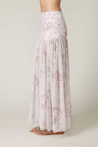 Morning Glory Chiffon Skirt