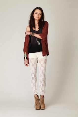 Lace Pull On Pant