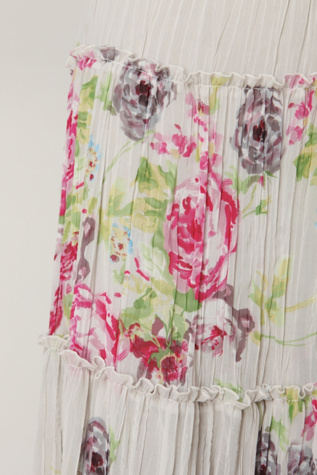 Hinted Florals Maxi Dress