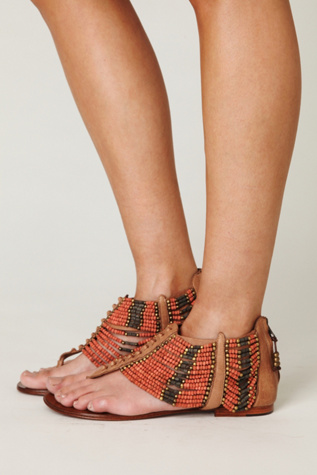 Molly Beaded Sandal at Free People Clothing Boutique from freepeople.com
