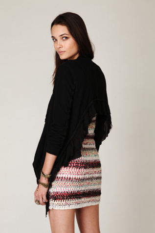 Cropped Back Layered Jacket