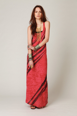 We The Free Feathered Maxi Dress