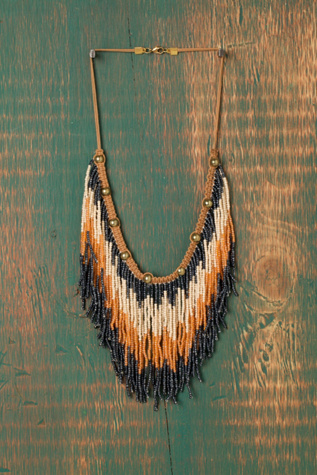 Ombre Seed Bead Collar
