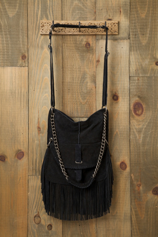 Lia Fringe Suede Tote