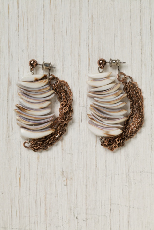 Stacked Shell Earring
