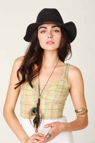 FP ONE Plaid Crop Top