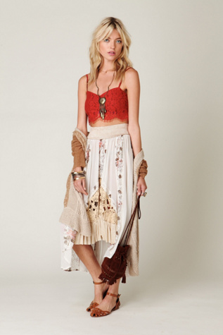 FP New Romantics Floral Godet Duster