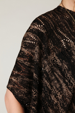 Oversized Perforated Tee