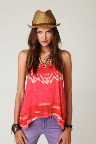 Love Triangle Cut Out Tank