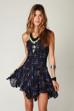 FP ONE Banded Florals Dress