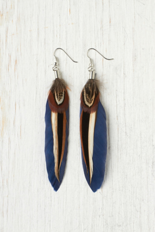 Loria Feather Earring at Free People Clothing Boutique