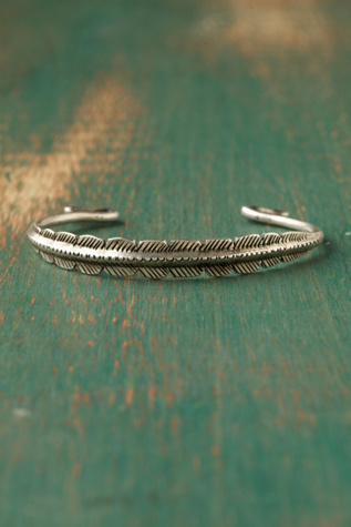 Feather Etched Cuff
