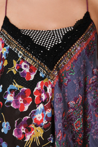 Patchwork Scarf Cami
