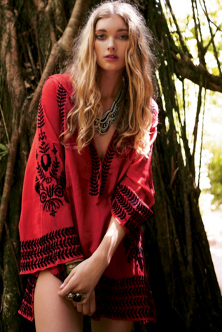 Embroidered Flora Pullover