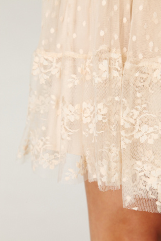 Mesh & Tiers Skirt