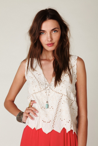 Lahaina Eyelet Tank