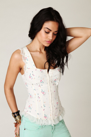 Printed Corset Cami