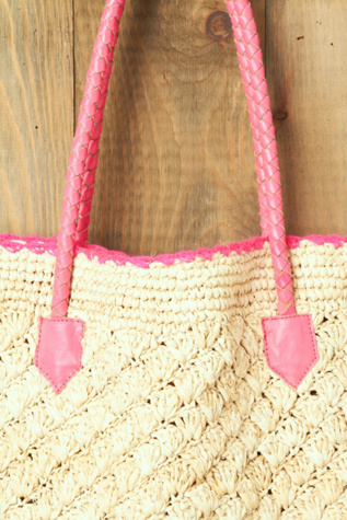 Sirena Raffia Tote