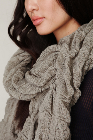 Selvage Ruched Scarf