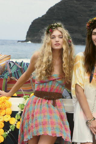 Madras in Chiffon Slip at Free People Clothing Boutique from freepeople.com