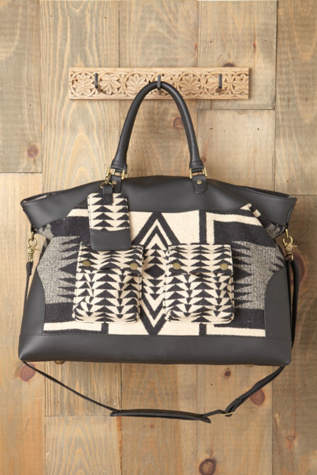 Jacquard Luggage Bag