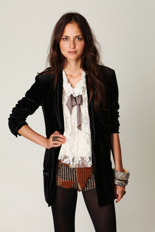 Velvet Blazer