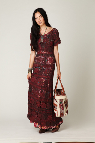 Hand Crochet Maxi Dress