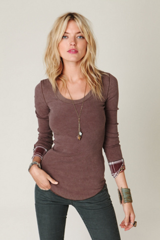 We The Free Lou Flannel Cuff Thermal