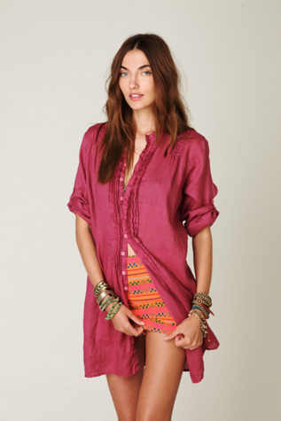 Linen Buttondown