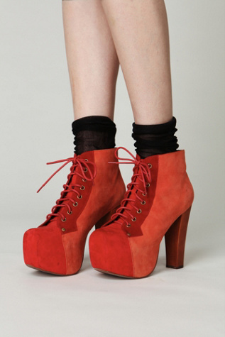 Red / Orange Suede Combo
