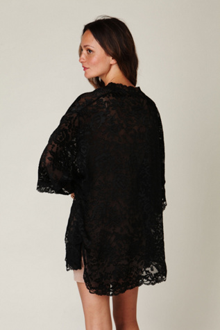 Burnout Silk Kimono