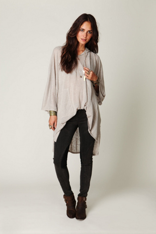 FP Seamed Skinny Jeans with Ponte Contrast