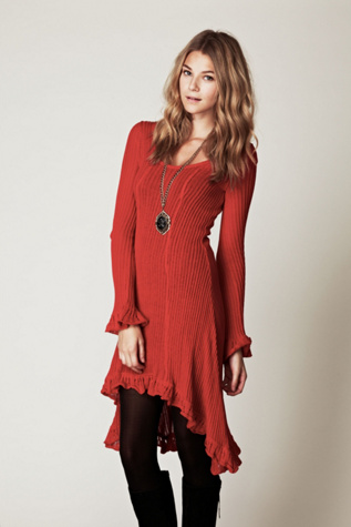 Waterfalls Sweater Dress