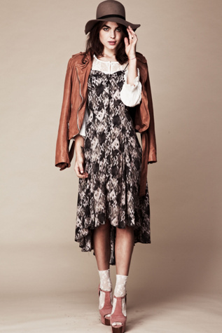 FP New Romantics Printed Buttondown Dress