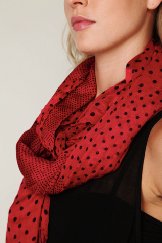 Francesca Dot Print Scarf