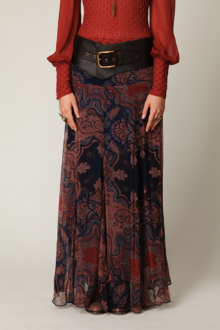 Paisley Chiffon Maxi