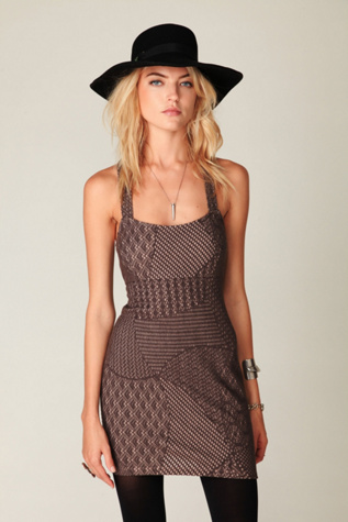 Web Lace Bodycon Dress