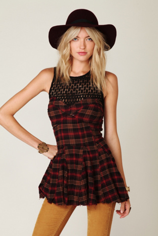 Veneto Plaid Corset