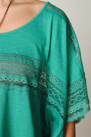 Intersections in Lace Tee