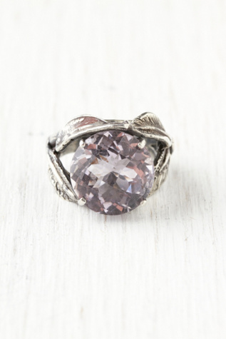 Silver Leaf Ring